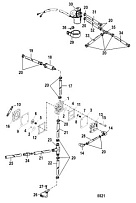 Топливный насос (электрический) 2-Х ТАКТНОГО ПЛМ MERCURY 55 Серийный номер от 0G760300 до 0T979999