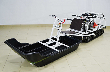 Модуль толкач с санями с отбойником для мотособаки КОЙРА Богатырь / KOiRA 500