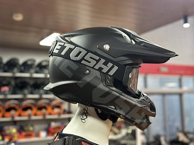 Шлем кроссовый HETOSHI OF836 EXOSS CROSS PRO MX289 цв.Черный Матовый р.XL