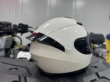 Шлем интеграл HETOSHI XD1-90 цв. Белый глянцевый  р. M 