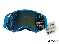 Очки мотокросс SCOTT XD3-41 коробка цв. оправы Сине-черный цв. стекла Желтый