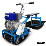 Мотобуксировщик НЕВА МС-1-YA (MX200) с санями и сиденьем