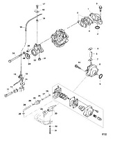 Топливная система 4-Х ТАКТНОГО ПЛМ MERCURY 6 Серийный номер от 0P401000 и выше