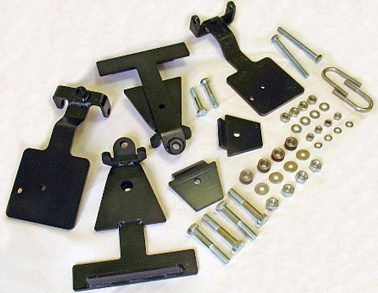 Комплект кронштейнов крепления гусениц для  ATV №1 ( сварные рычаги, Leopard)