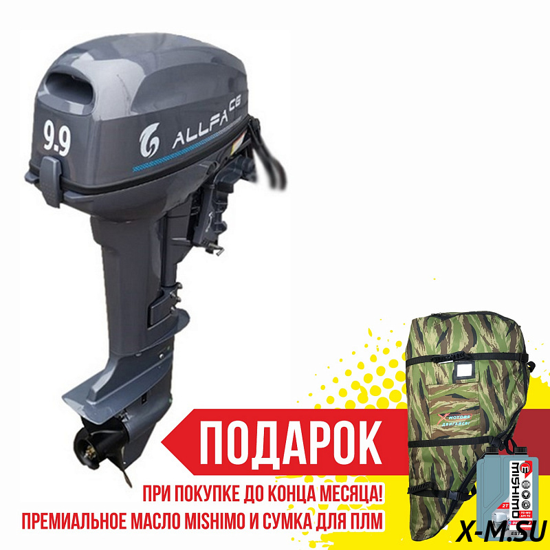 Лодочный мотор ALLFA CG T9.9FW S MAX Лодочный мотор ALLFA CG T9.9FW S MAX