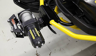 Кронштейн для крепления лебедки под квадрат (черный) S800 5900300