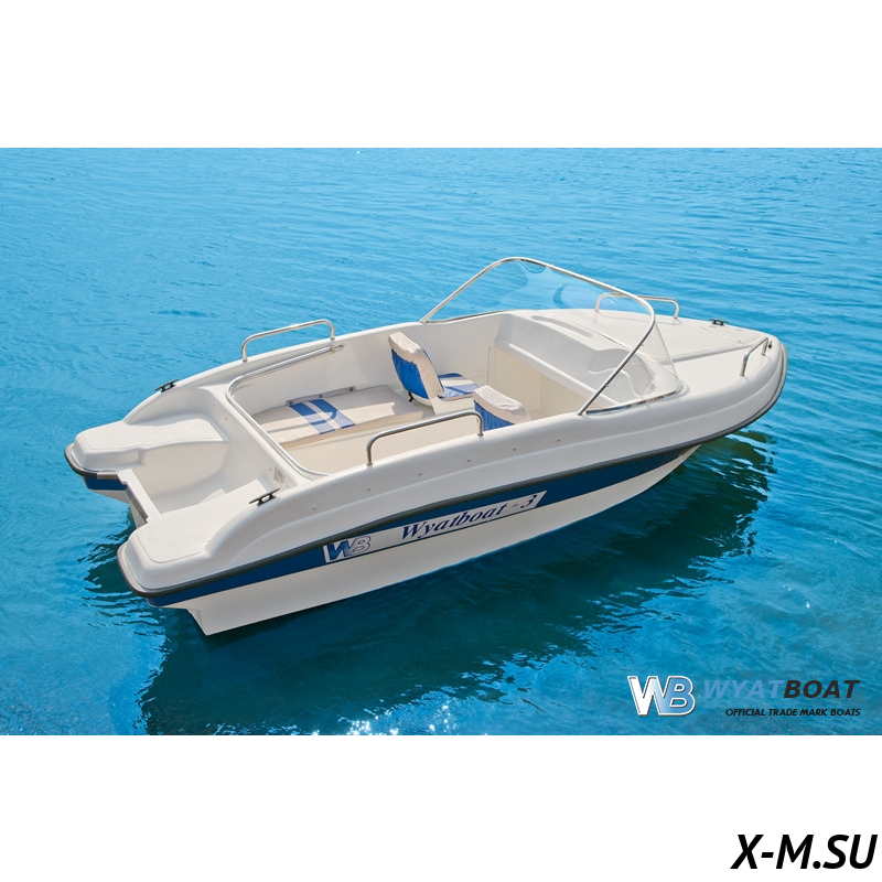 Стеклопластиковый катер с рундуками Wyatboat-3 Стеклопластиковый катер с рундуками Wyatboat-3